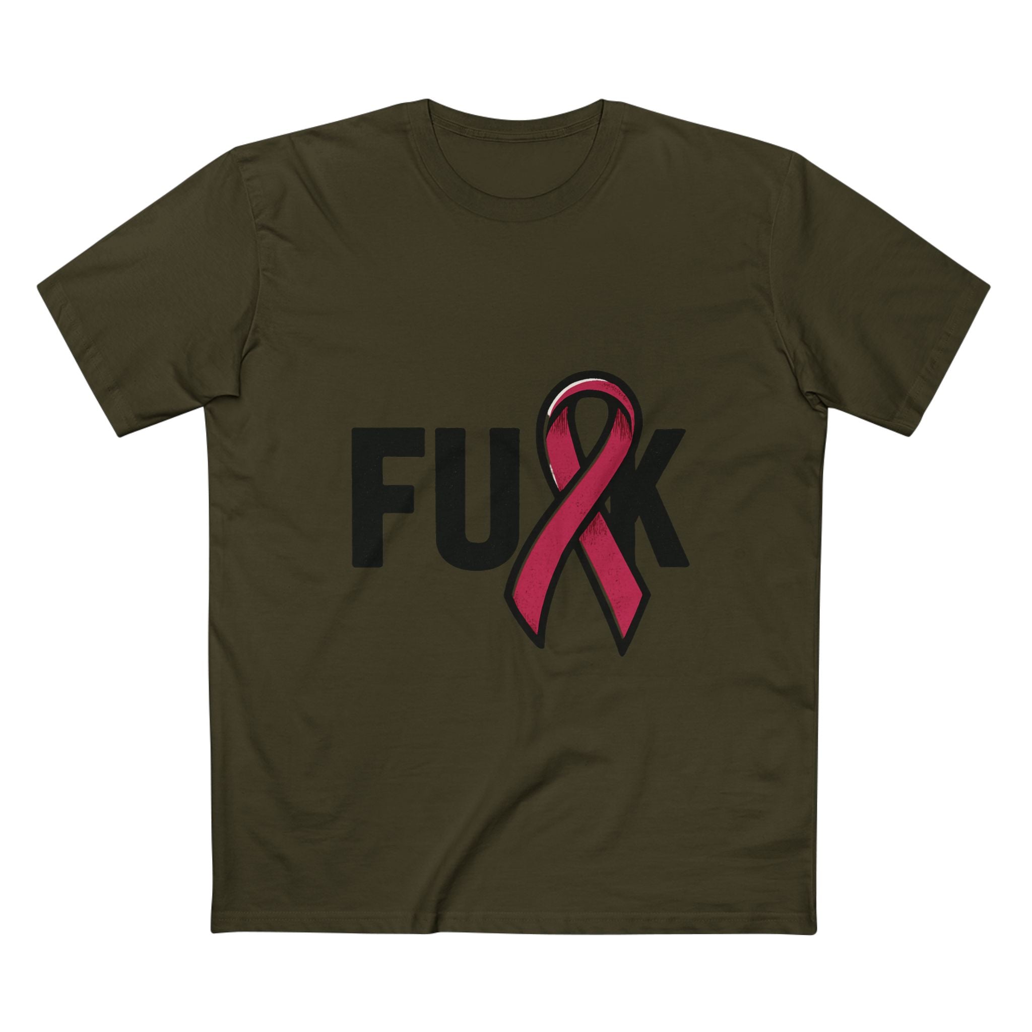 Breast Cancer Awareness 'FUXK' Ribbon Tee