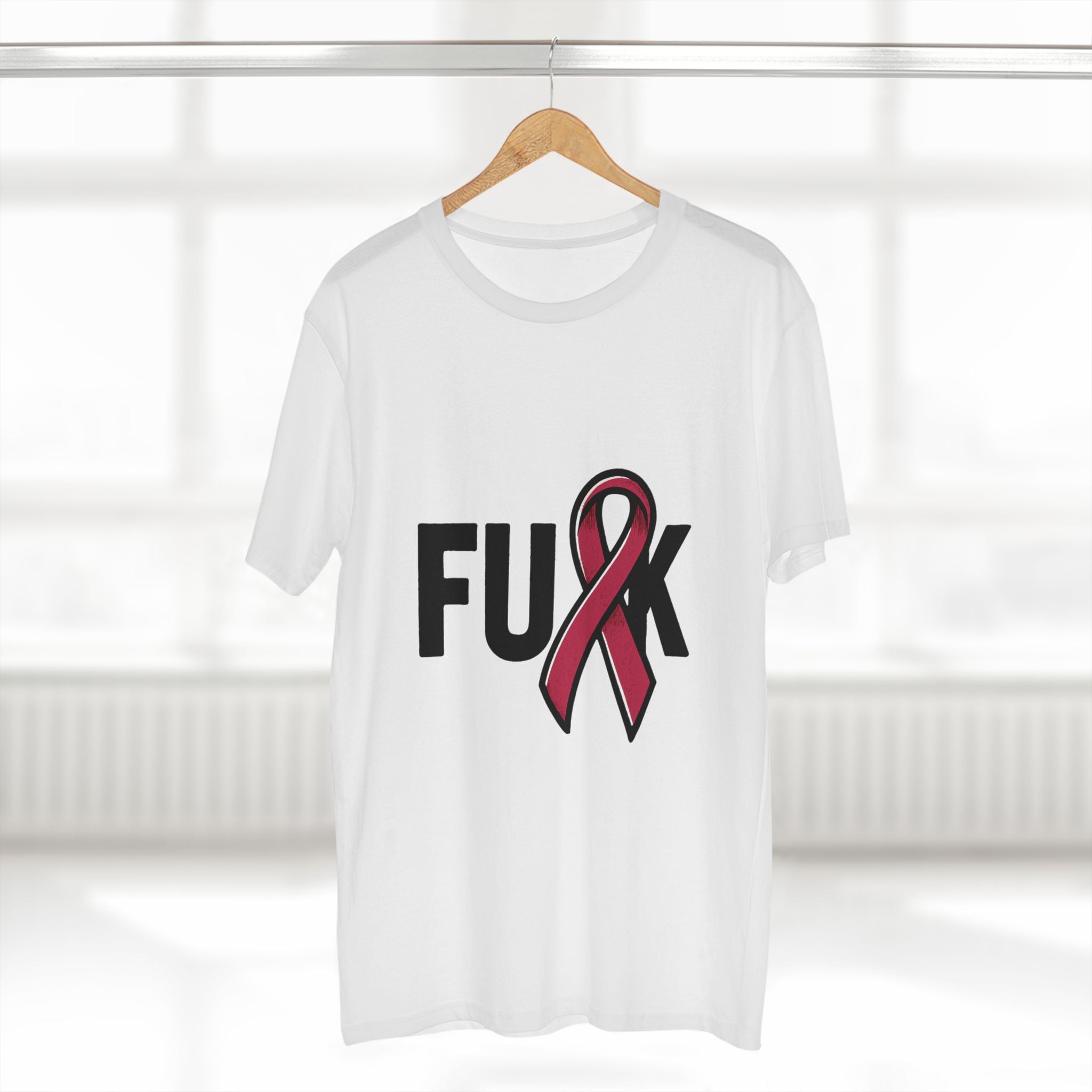 Breast Cancer Awareness 'FUXK' Ribbon Tee