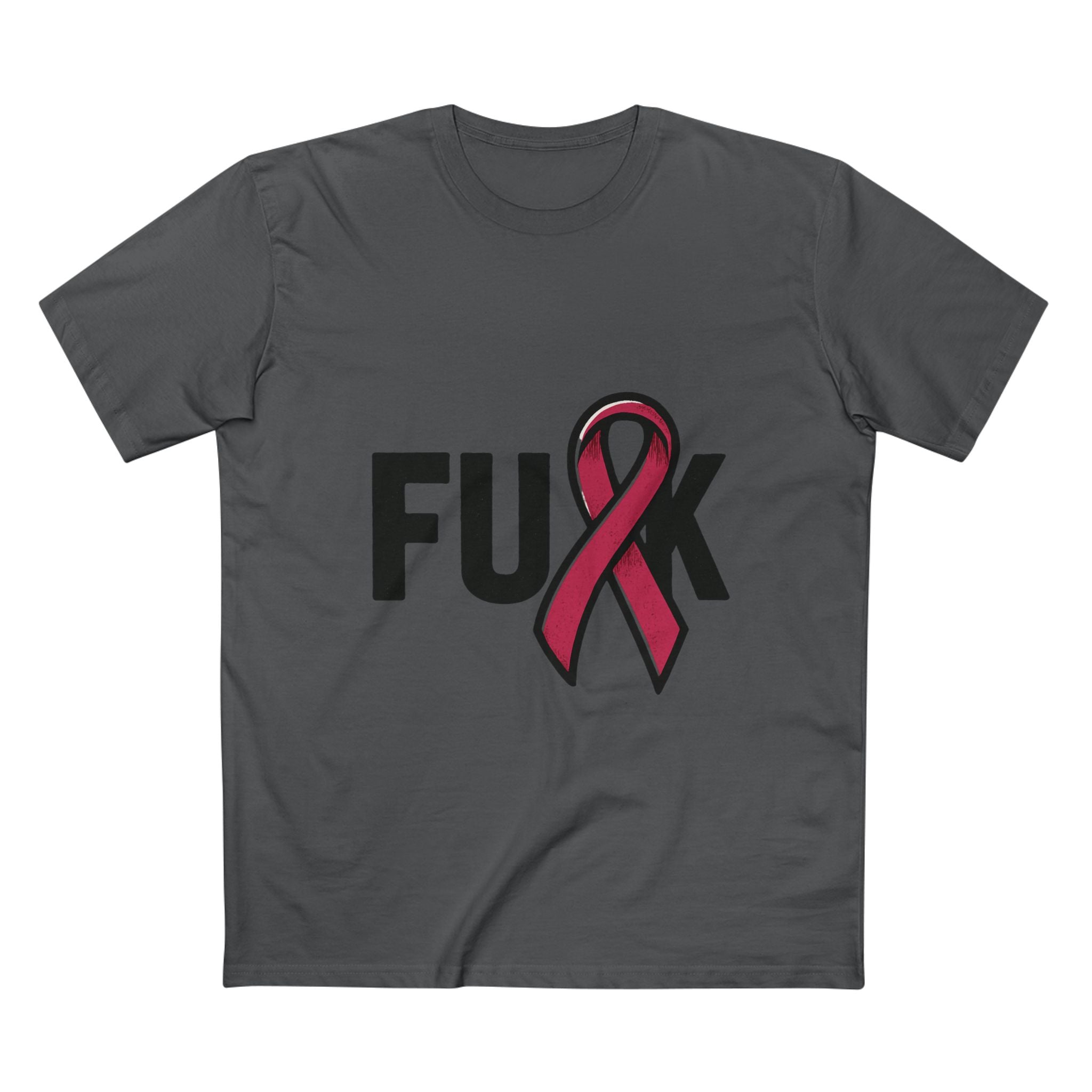 Breast Cancer Awareness 'FUXK' Ribbon Tee