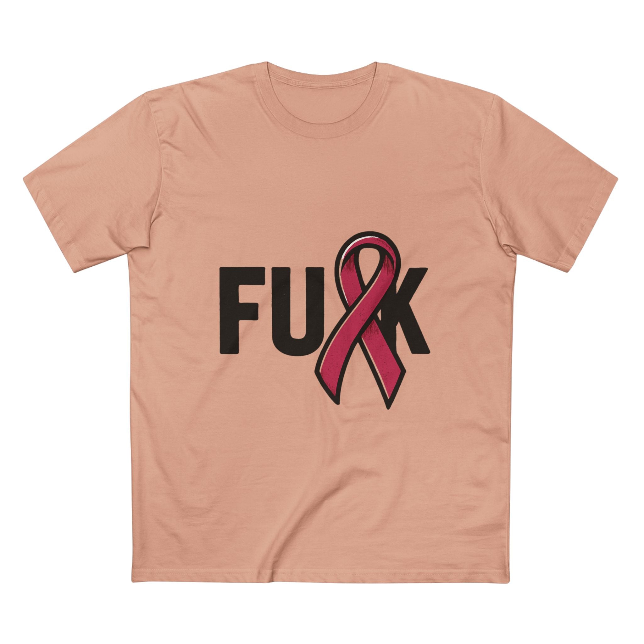 Breast Cancer Awareness 'FUXK' Ribbon Tee