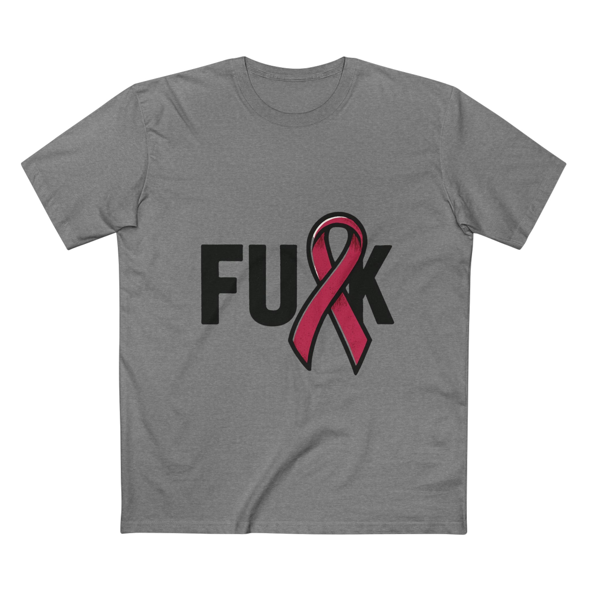 Breast Cancer Awareness 'FUXK' Ribbon Tee