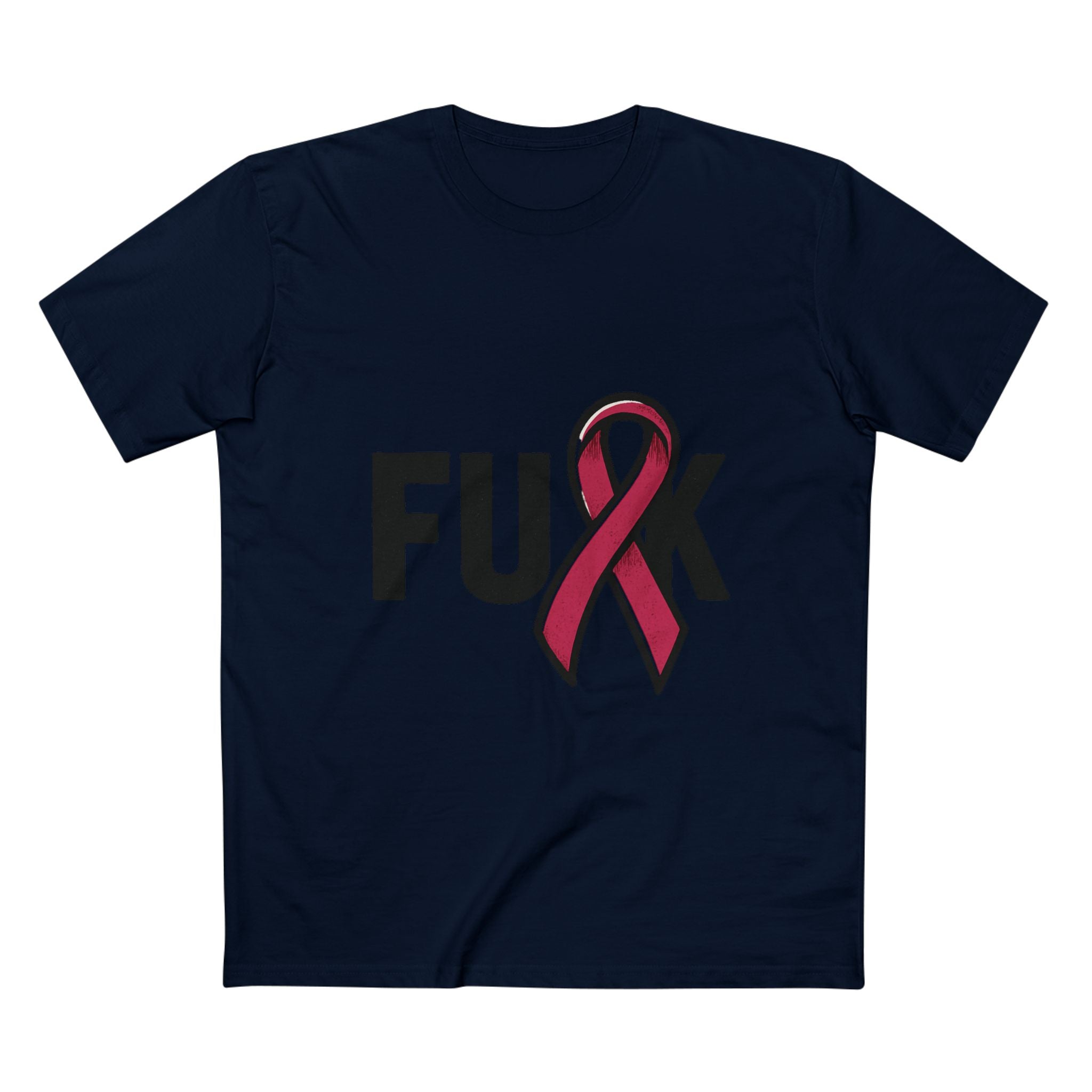 Breast Cancer Awareness 'FUXK' Ribbon Tee