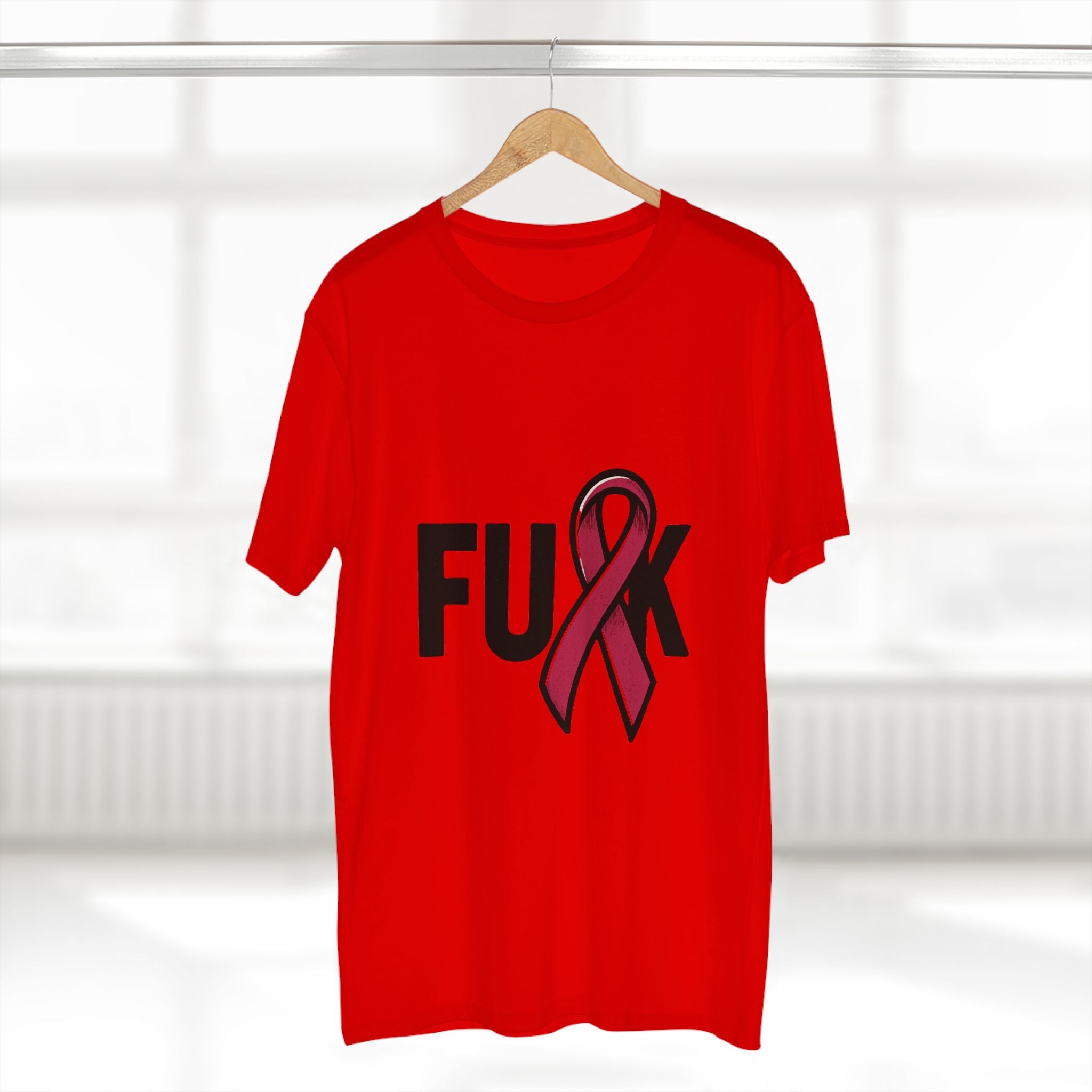 Breast Cancer Awareness 'FUXK' Ribbon Tee