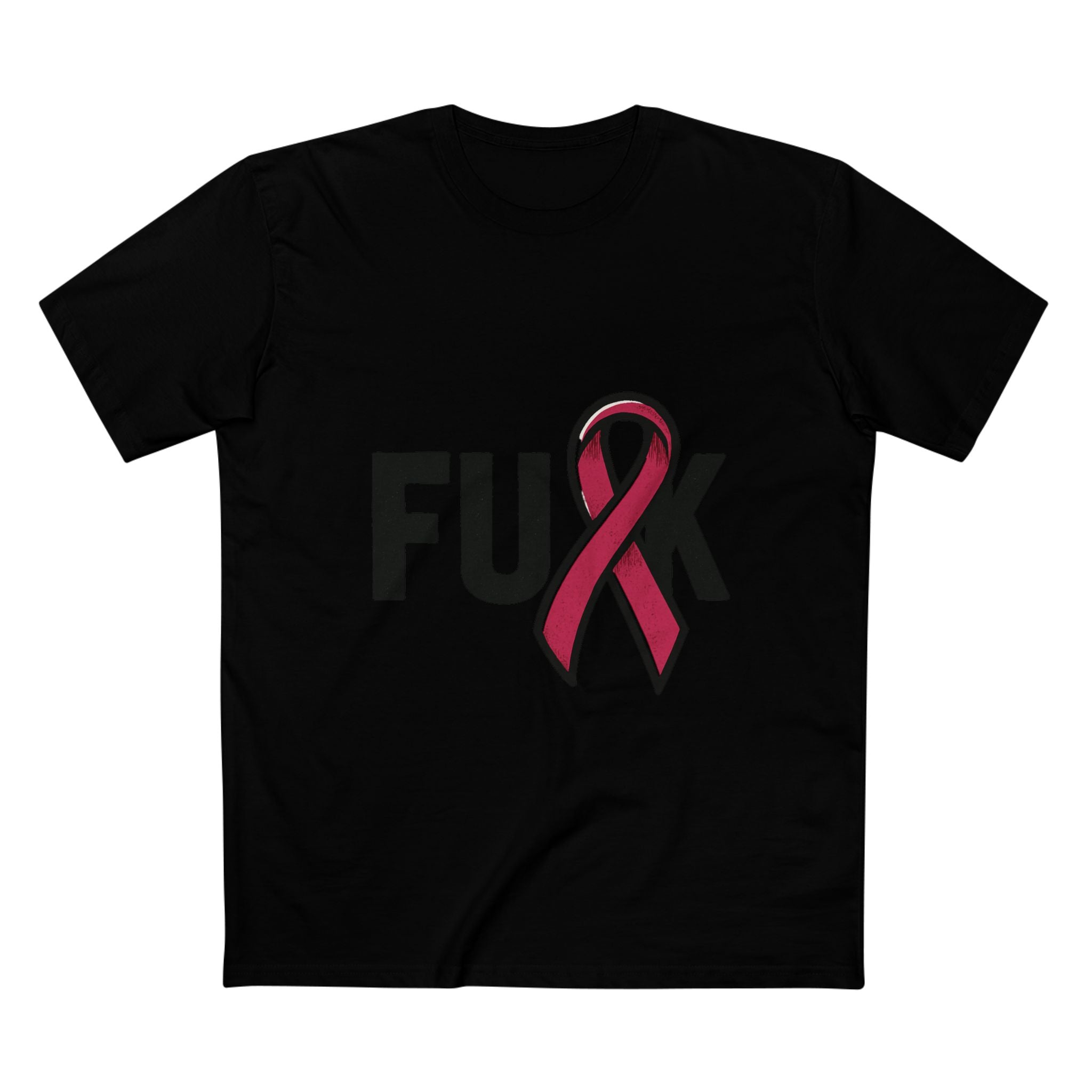 Breast Cancer Awareness 'FUXK' Ribbon Tee